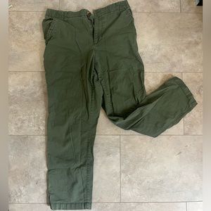 Old Navy Army Green Chino Pants